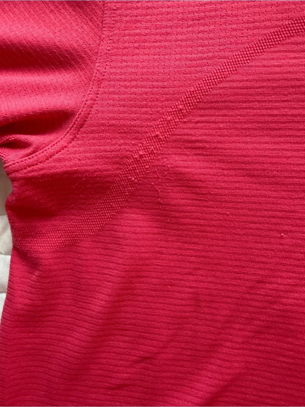 Bright Pink Short Sleeve Polo Top Lululemon size 6